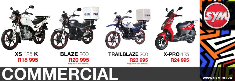 SYM commercial motorcycles