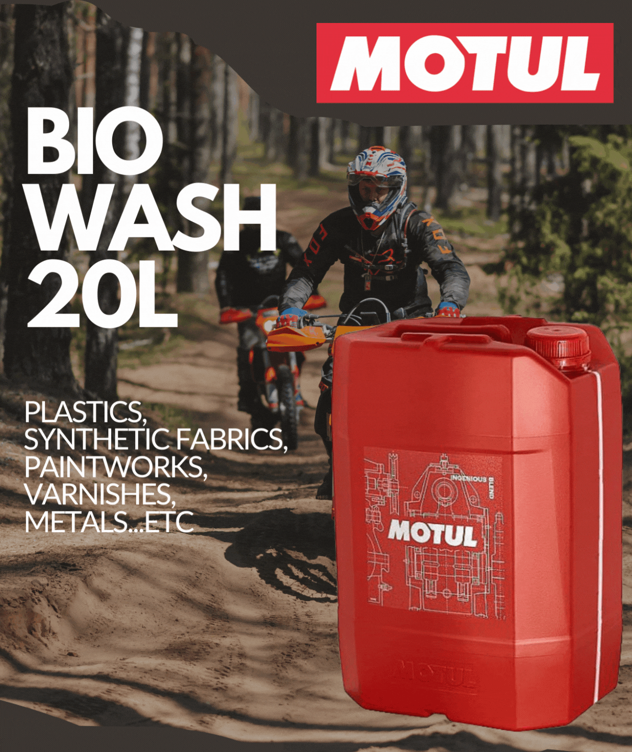 Motul Bio Wash Motul biodegradable cleaner and degreaser
