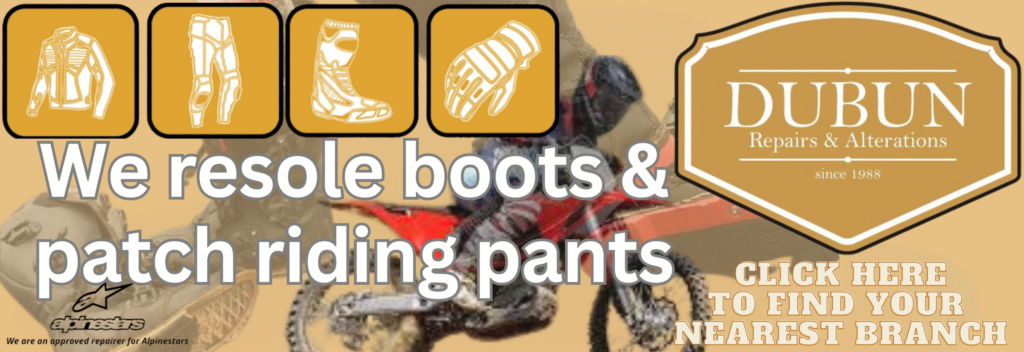 https://dubun.co.za/ . boot repairs. patchinh riding pants. racing boot repairs.