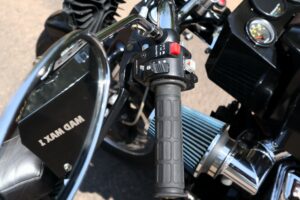 Traditional motorcycle switchgear