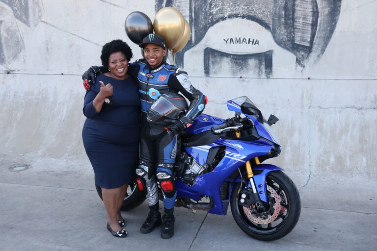 Siya and his very proud mom Thembi