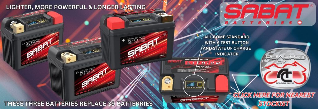 Lithium motorcycle battery for sale. sabat. sabat bike batteries. bike batteries. autocycle center.