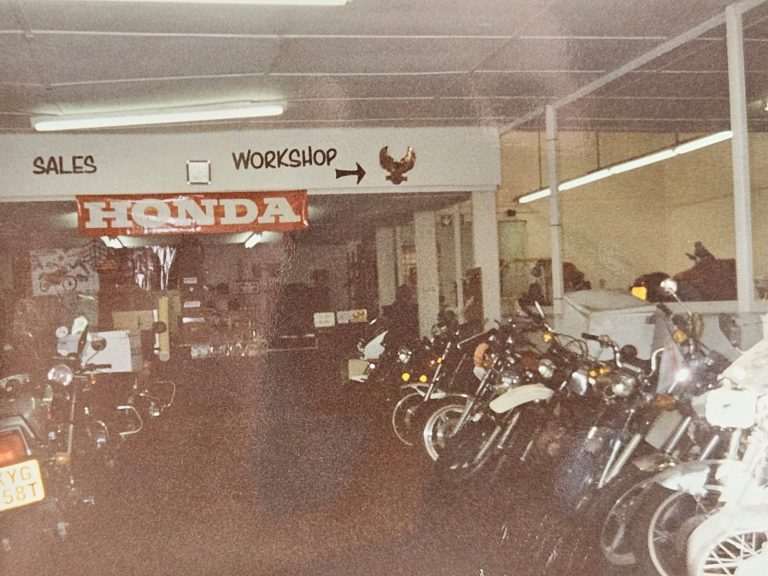 Motorcycles For Africa (Selwyn Lurners Workshops back in the day) turns 40