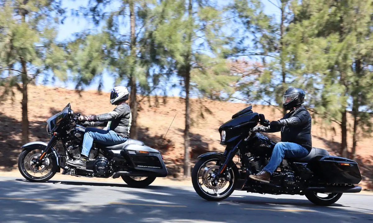 Harley Davidson’s Street Glides 114 and 117