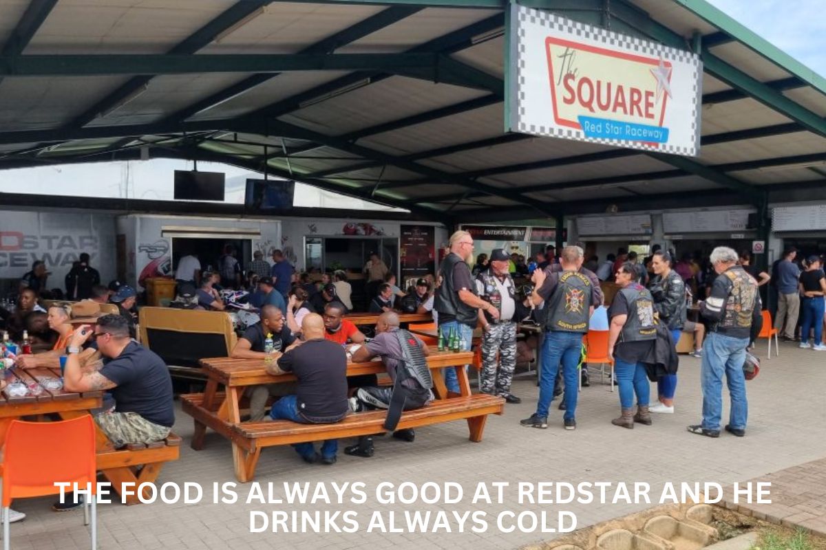 REDSTAR RACEWAY MOTORCYCLE EXPO 2025 - THE FOOD IS ALWAYS GOOD AT REDSTAR AND HE DRINKS ALWAYS COLD