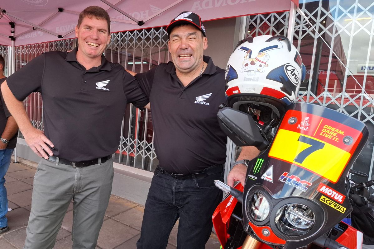 Team Honda Wing SA were all smiles