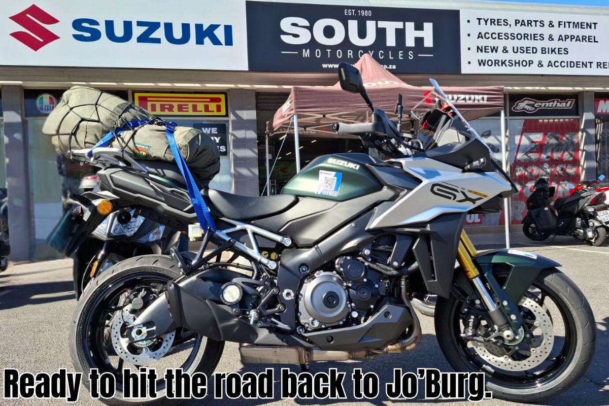 Suzuki South Motorcycles - BIG things are happening… - Suzuki GSX-S1000GX in front of the shop