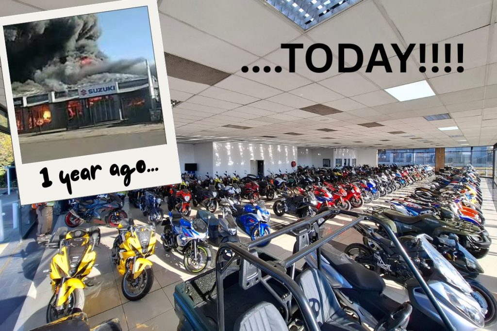 Bikeshop Boksburg - Suzuki East move to bigger, better premises.
