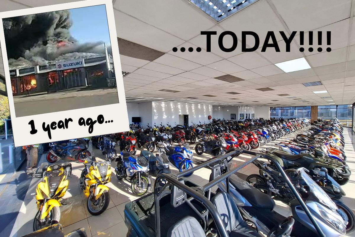 Bikeshop Boksburg - Suzuki East move to bigger, better premises.