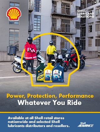 Shell motorcycle lubricants. Shell motorcycle oils.