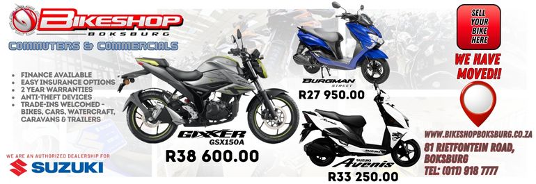 New and used motorcycles for sale in Gauteng