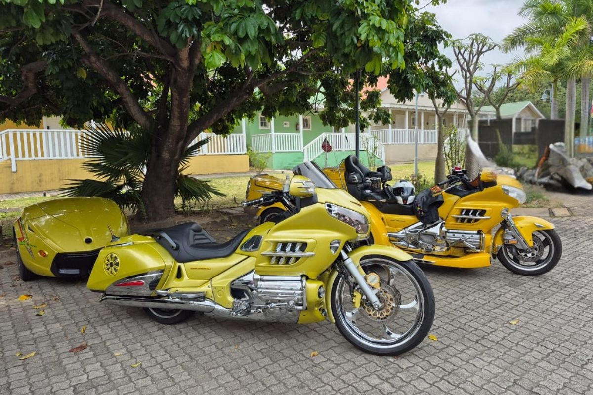 The 40th Wing Fling, Forty Years of Friendship and the Open Road; lots of Honda Goldwings; Honda Gold Wing lineup at 40th Wing Fling Hazyview 2025 Wing Riders SA themed lights parade with Gold Wings in Lowveld Gala dinner prize giving Wing Fling 2025 Gold Wing enthusiasts South Africa
