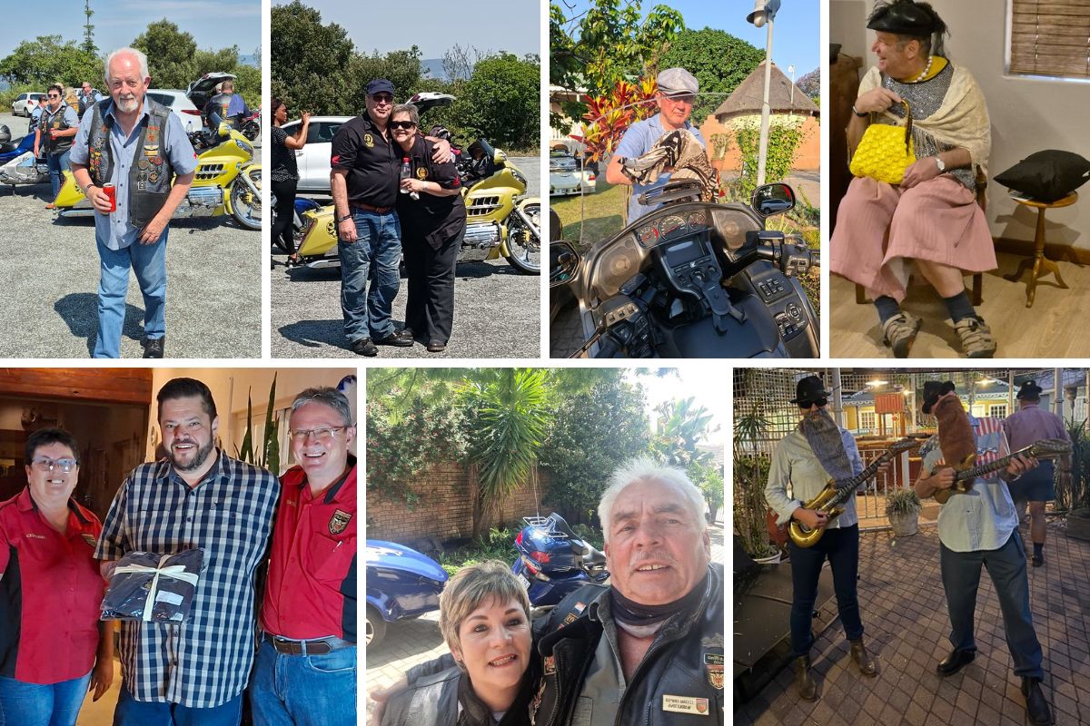 The 40th Wing Fling, Forty Years of Friendship and the Open Road; lots of Honda Goldwings; Honda Gold Wing lineup at 40th Wing Fling Hazyview 2025 Wing Riders SA themed lights parade with Gold Wings in Lowveld Gala dinner prize giving Wing Fling 2025 Gold Wing enthusiasts South Africa
