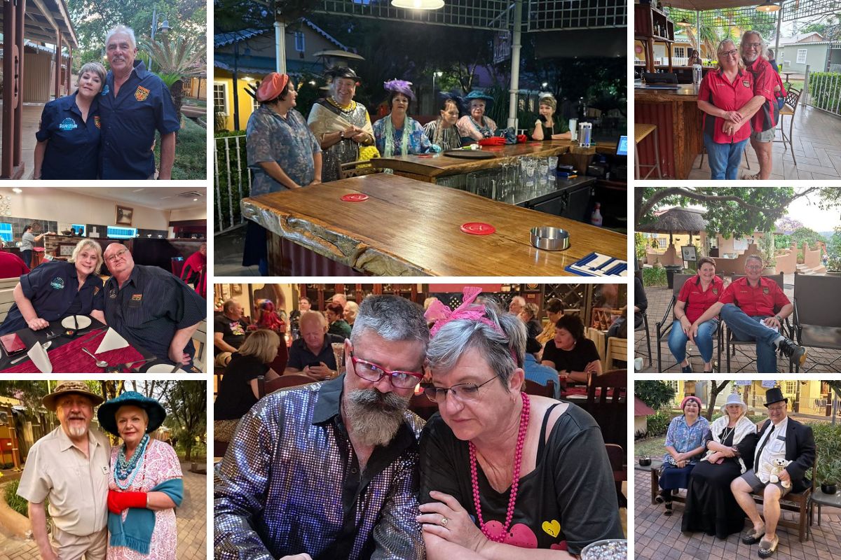 The 40th Wing Fling, Forty Years of Friendship and the Open Road; lots of Honda Goldwings; Honda Gold Wing lineup at 40th Wing Fling Hazyview 2025 Wing Riders SA themed lights parade with Gold Wings in Lowveld Gala dinner prize giving Wing Fling 2025 Gold Wing enthusiasts South Africa