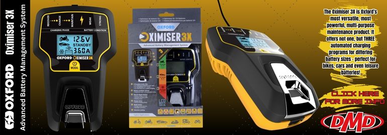 Oxford Oximiser Pro battery charger best motorcycle battery charger South Africa motorcycle battery optimiser for storage smart charger for motorcycle lithium batteries motorcycle battery charger for load shedding