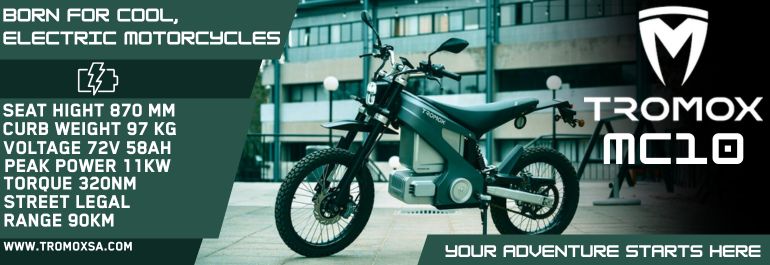 tromox, tromox south africa, e-bikes, electric motorcycles, mc10, ukko s, mino b, mo5