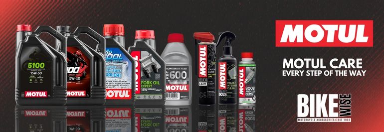 Motul oil, Motul Helmet Care, Motul Bike Products, Motul FOrk Oil, Bikewise