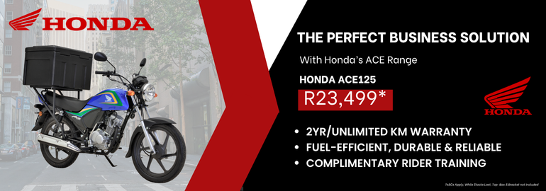 Honda ACE125 Web Banner July 2026 Strip