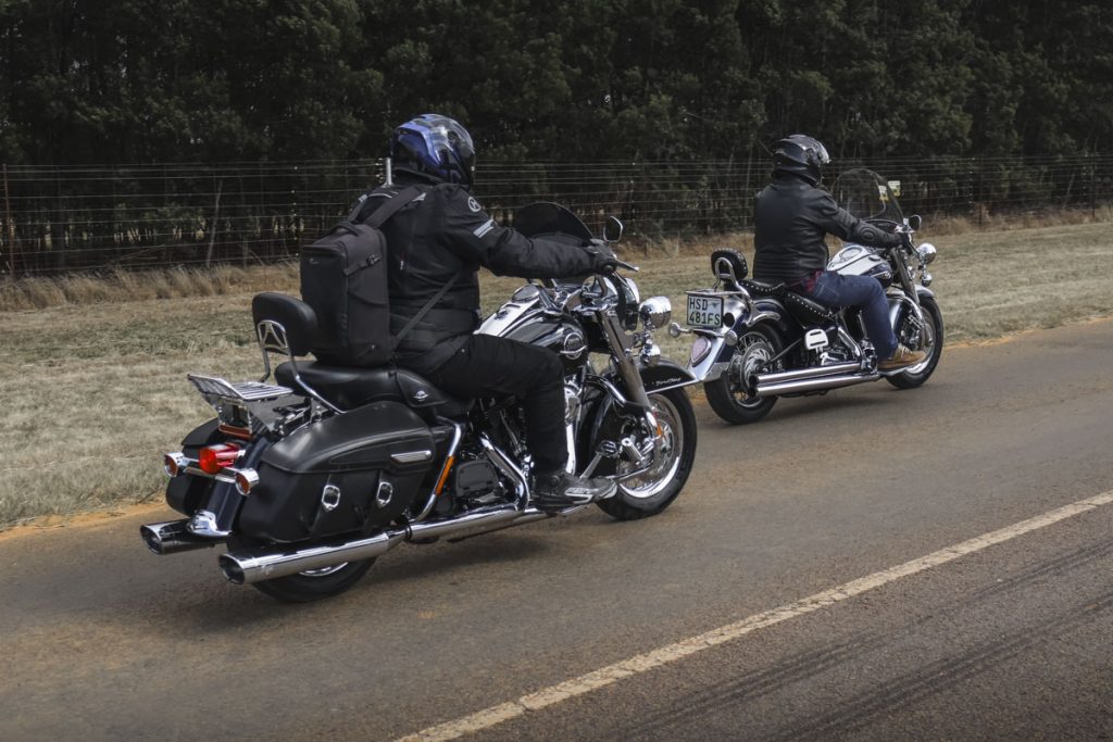 Harley Davidson. Yamaha.