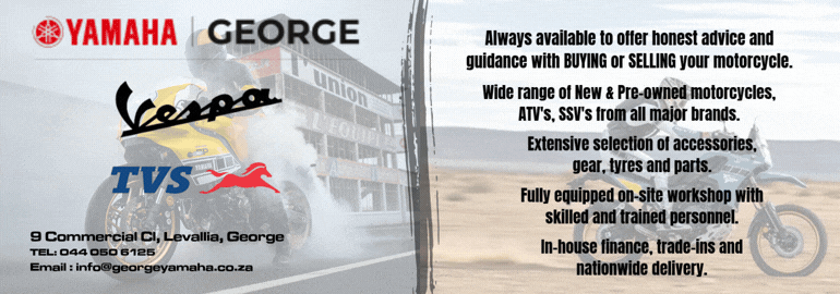 ktm george, ktm, yamaha george, yamaha, vespa, tvs, gasgas, husqvarna, tex motorcycles