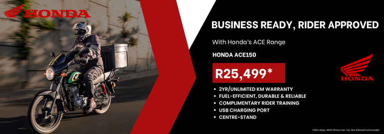 honda, honda wing, honda south africa, honda wing south africa, honda special, ACE150, honda ace