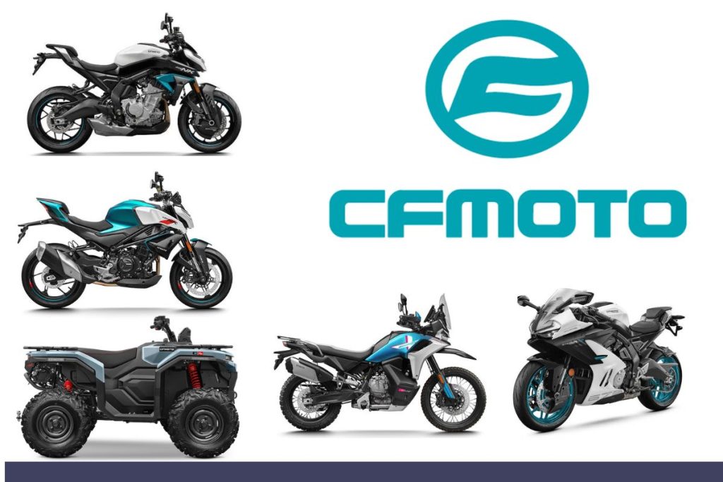 CF Moto sidebar with line
