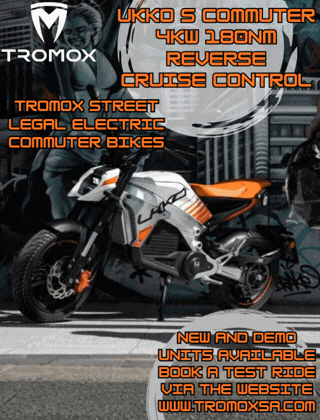tromox, tromox south africa, tromox electric motorcycles, electric motorcycles