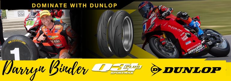 dunlop, dunlop tyres, dunlop motorcycle tyres, dunlop Q3+, sportmax, dunlop sportmax
